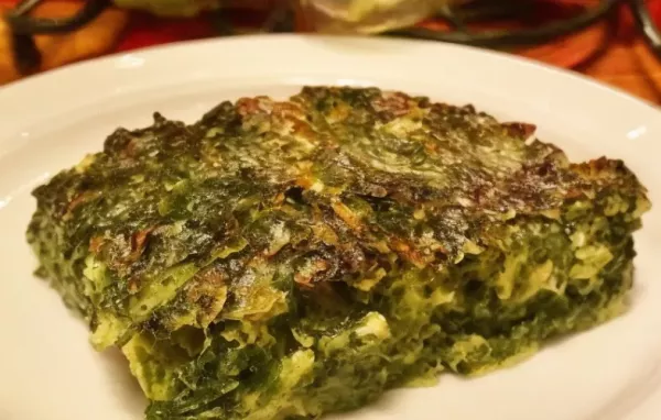 Cheesy Spinach Squares