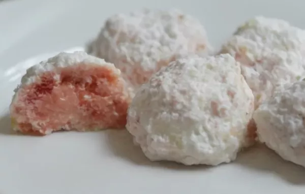 Cherry Snowball Cookies