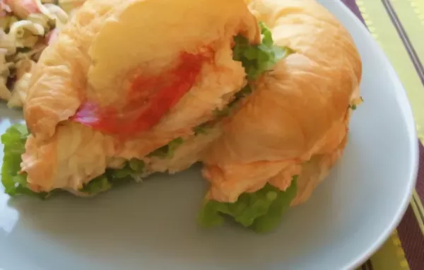 Chicken and Red Bell Pepper Salad Sandwiches