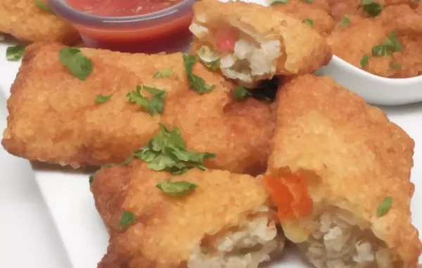 Chicken Fajita Egg Rolls