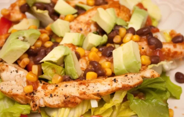 Chicken Fiesta Salad - a Flavorful and Refreshing Mexican-inspired Dish