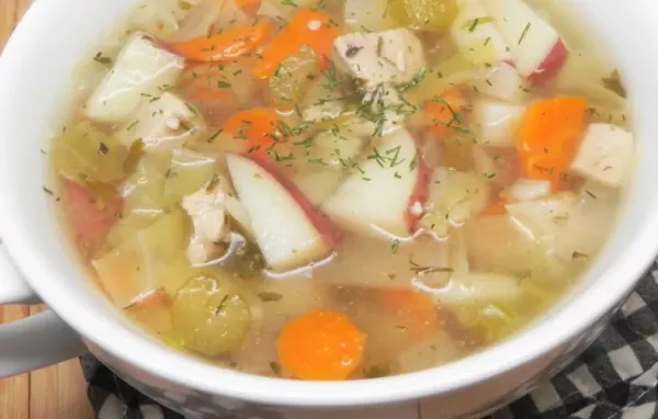 Chicken Soup with Cabbage