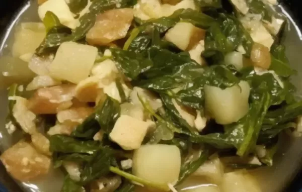 Chicken, Spinach, and Potato Soup