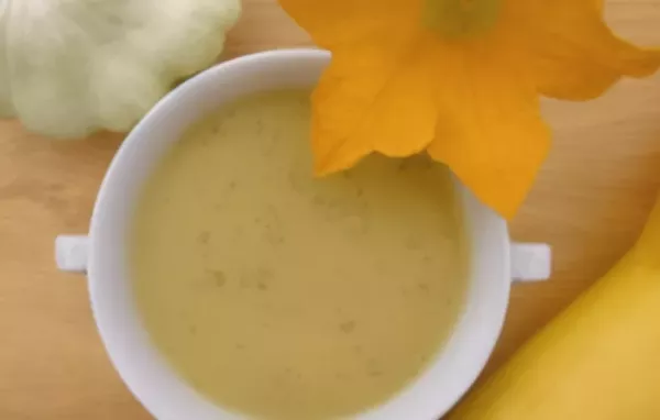 Chilled Yellow Squash Soup with Dill