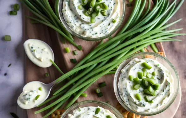 Chive and Onion Yogurt and Cream Cheese Spread Recipe