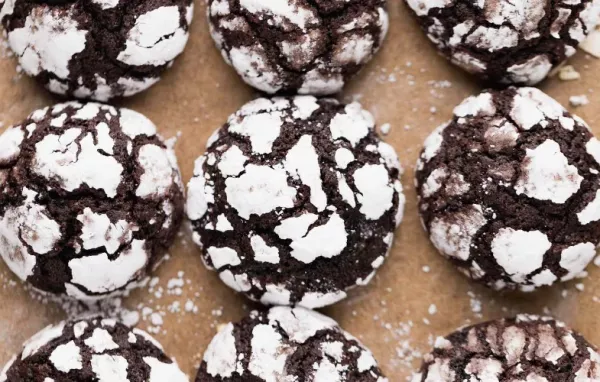 Chocolate Crackle Cookies