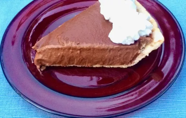 Chocolate Pumpkin Pudding Pie