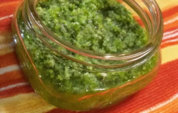 Cilantro Jalapeno Pesto with Lime