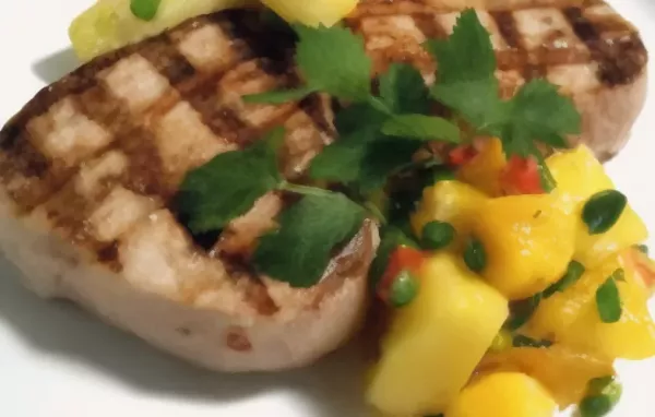 Citrus Swordfish with Citrus Salsa