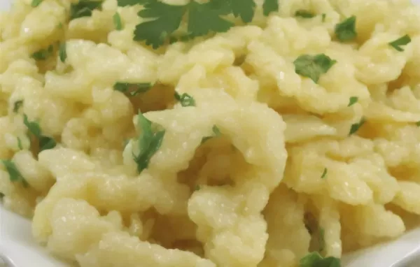 Classic German Spaetzle Dumplings