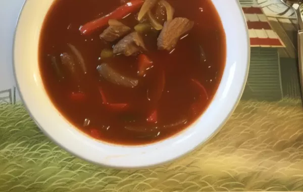 Classic Hungarian Goulash Soup Recipe