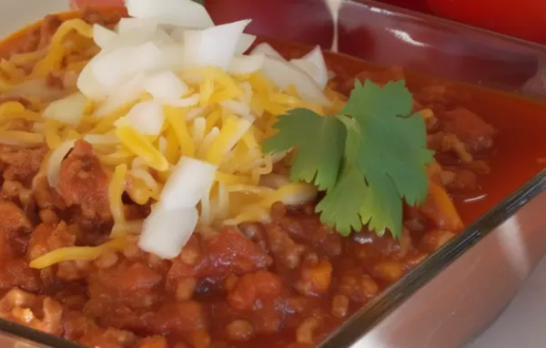 Classic Just Plain Ol' Chili