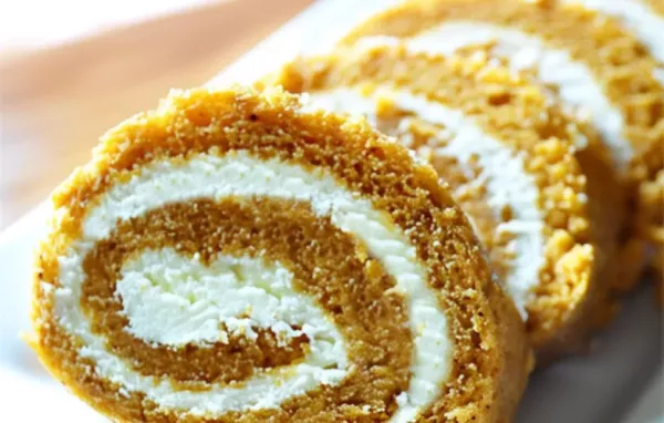 Classic Pumpkin Roll Recipe with Cream Cheese Filling