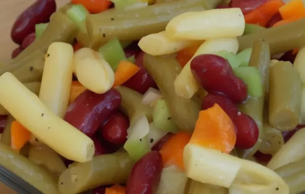 Classic Three Bean Salad Recipe: A Delicious and Healthy Side Dish