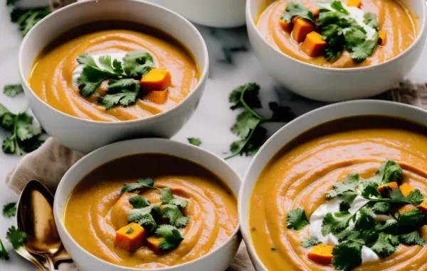 Coconut Curry Butternut Squash Soup