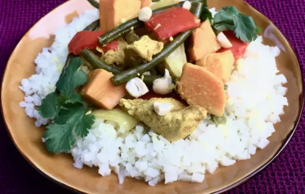 Coconut Curry Chicken and Vegetables in the Slow Cooker