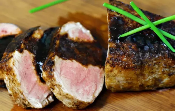 Coffee-Rubbed Pork Tenderloin with Espresso-Honey Glaze