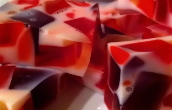 Colorful and fun Broken Window Glass Jello recipe