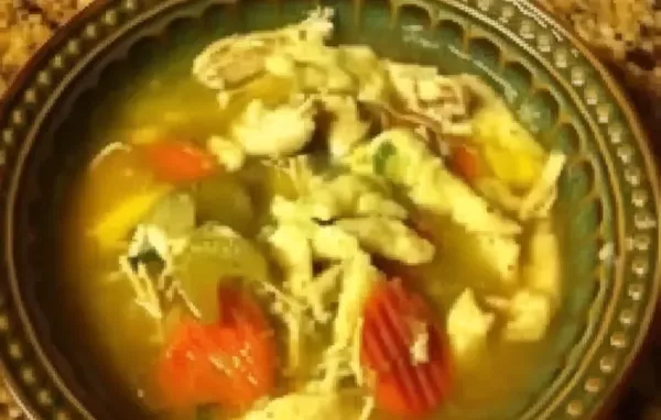 Comforting Spaetzle and Chicken Soup Recipe