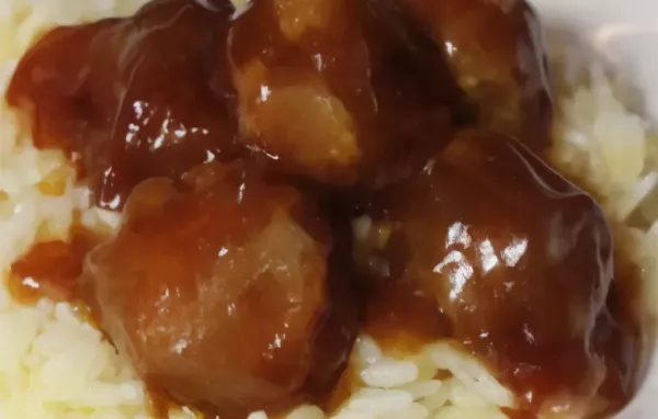 Connie's Sweet and Sour Christmas Meatballs