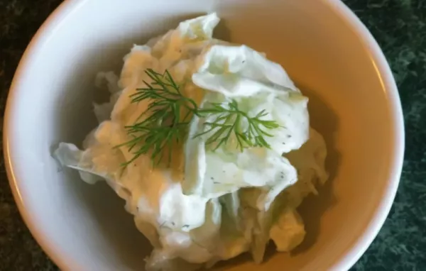 Cool and Creamy Cucumber Salad