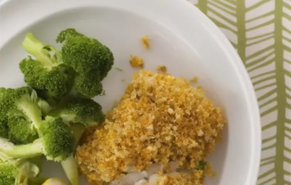 Corn-flake Crusted Halibut