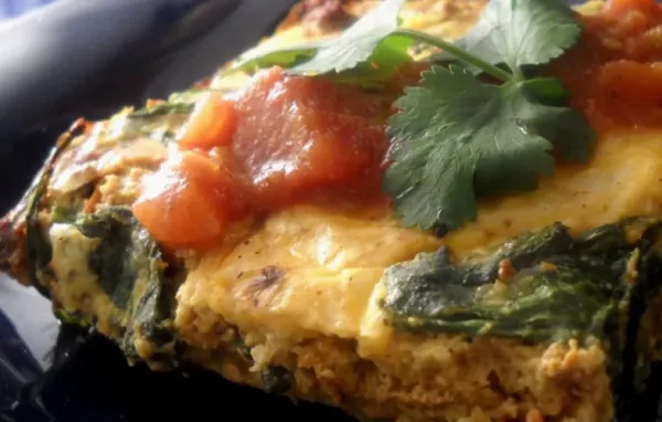 Corn Tortilla Quiche