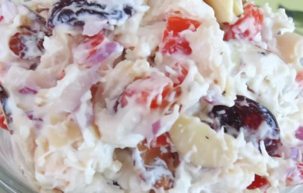 Craisin Almond and Feta Chicken Salad