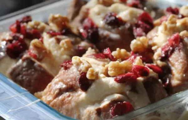 Cranberry Bread Pudding