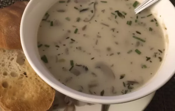 Cream of Mushroom Soup II - A Delicious Homemade Soup