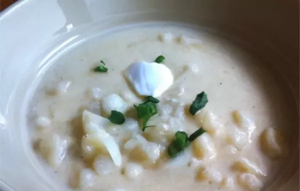 Creamy and comforting potato soup with a twist