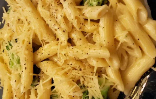 Creamy and delicious Alfredo Mostaccioli recipe