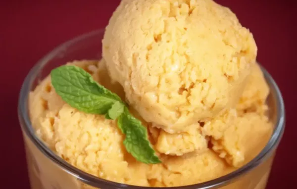 Creamy and Delicious Pumpkin Frozen Yogurt