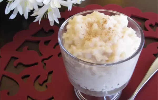 Creamy and delicious rice pudding made effortlessly in your rice cooker.