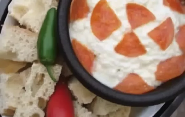 Creamy and Delicious White Pizza Dip Recipe