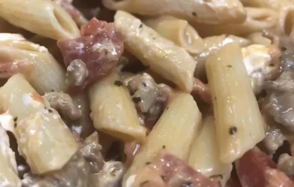 Creamy and Flavorful Goat Cheese Rigatoni Recipe