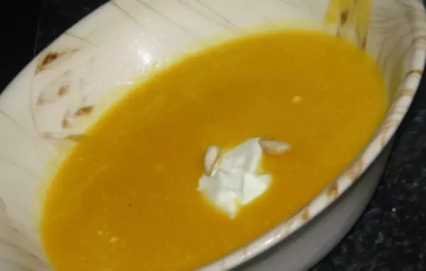 Creamy and flavorful pumpkin soup that is quick and easy to make