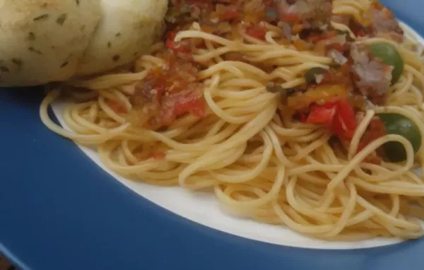 Creamy and Flavorful Puttanesca Blanca Linguine