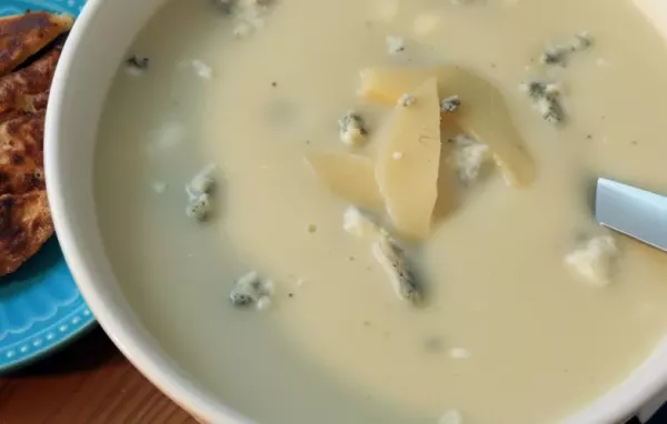 Creamy and Savory Artichoke and Blue Cheese Bisque