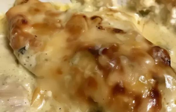 Creamy Baked Chicken and Mushrooms