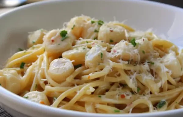 Creamy Bay Scallop Spaghetti