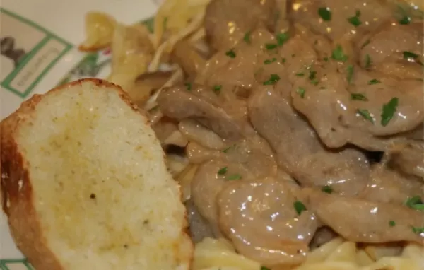 Creamy Beef Stroganoff