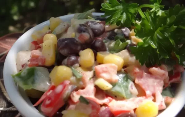 Creamy Black Bean Corn Salsa Recipe