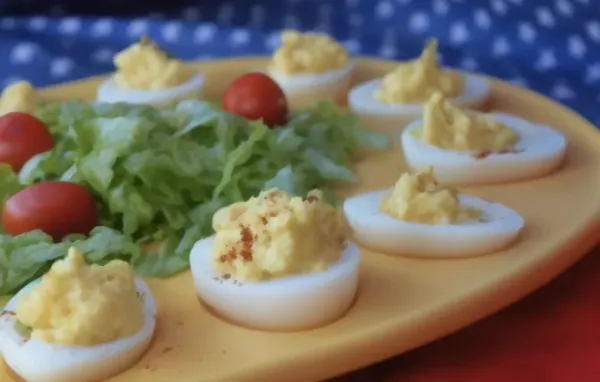 Creamy Cajun Deviled Eggs