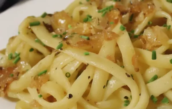 Creamy Onion Pasta Recipe