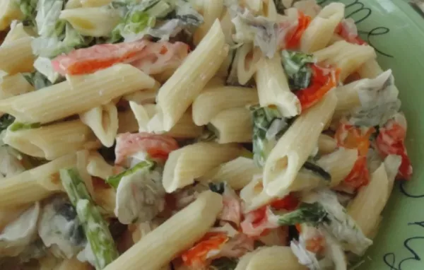 Creamy Penne Pasta Primavera