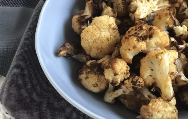 Crispy and flavorful air fryer roasted cauliflower