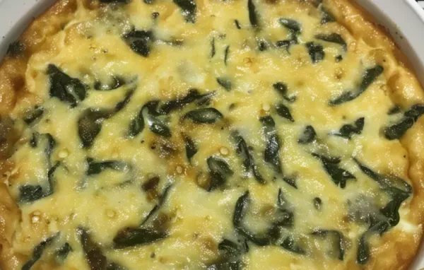 Crustless Spinach, Mushroom, and Tomato Quiche (Keto)