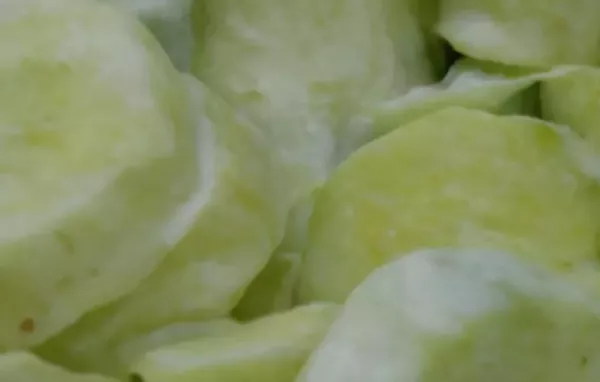 Cucumbers with Sour Cream