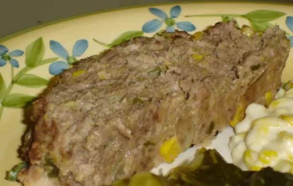 Dad's Down-Home Cornbread and Jalapeno Meatloaf